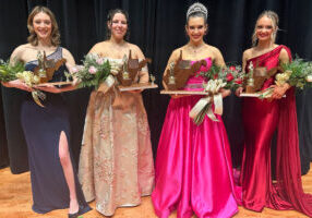 Pictured from left: Laiken Jones, Mylie Scott, Kendra Callahan and Regan Miller.