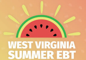WV SEBT with a piece of watermelon that looks like a sun.
